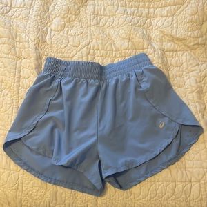 High waisted ASICS running shorts